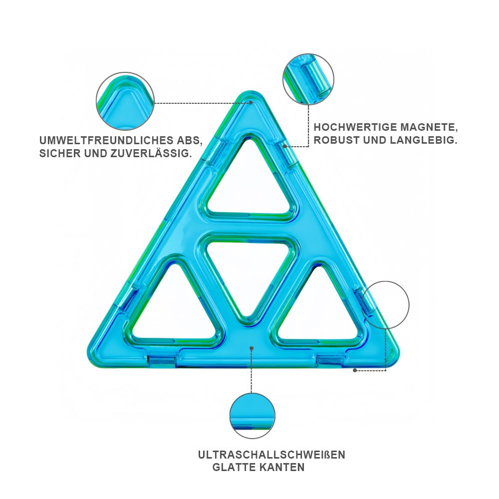 Condis Magnetische Bausteine Erweiterungsset Superdreieck 6 Stück - Condistoys